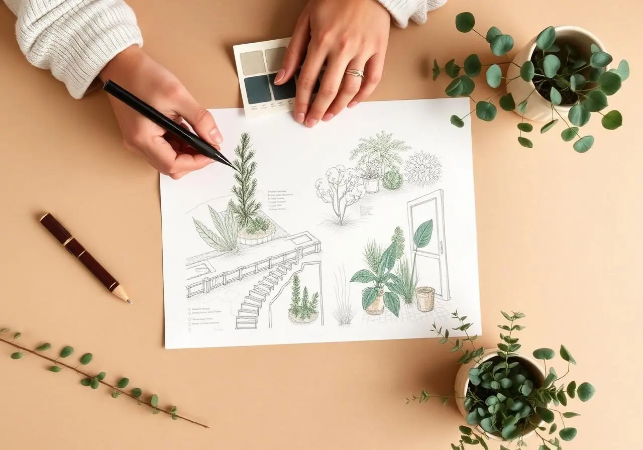 Landscape Design Process Board